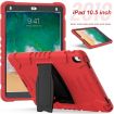 Shockproof Case with Holder for iPad Pro 10.5 (2019/2017) - Red/Black - 2