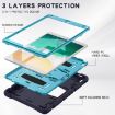 Shockproof Case with Holder for iPad Pro 10.5 (2019/2017) - NavyBlue+Blue - 4