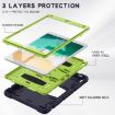 Shockproof Case with Holder for iPad Pro 10.5 (2019/2017) - NavyBlue/Lime - 4