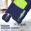 Samsung Galaxy Tab S6 T860 Shockproof Case with Holder - NavyBlue/Lime - 5