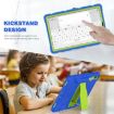 Samsung Galaxy Tab S6 T860 Shockproof Case with Holder Blue+Lime - 7