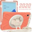 Samsung Galaxy Tab A7 (2020) T500 Coral Orange Case with Holder & Strap - 3