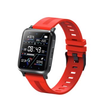 F30 1.54" TFT Smart Watch, IP67 Waterproof, Sleep/Heart Rate Monitor, Red - 1