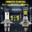 V6 H4 Car LED Fog Light 2PCS 30W 3000LM Double Color IP65 30LEDs SMD-2525 - 3
