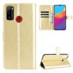 Ulefone Note 10 Gold Leather Flip Case with Card Slots & Lanyard - 1
