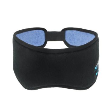 Bluetooth 5.0 Sleep Eye Masks - Wireless Music Eye Masks (Black) - 1