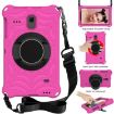 Samsung Galaxy Tab A/Tab 4/Tab E Spider King EVA Case with Strap - Rose Red - 2