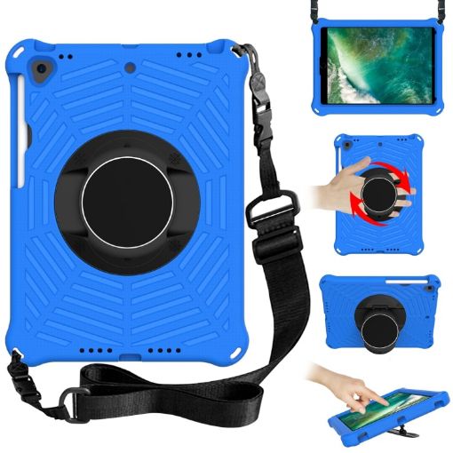 Spider King EVA Case for iPad Pro/Air 10.5" with Strap & Pen Slot - Blue - 1