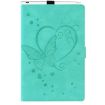 Samsung Galaxy Tab A7 10.4 Love Butterfly Flip Leather Case Green - 2