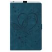 Samsung Galaxy Tab A7 10.4 Love Butterfly Flip Leather Case Blue - 2