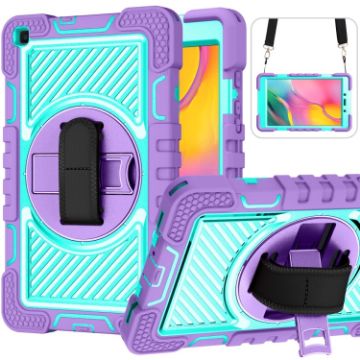 Samsung Galaxy Tab A 8.0 2019 T290 360 Shockproof Case Purple/Mint - 1