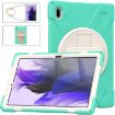 Samsung Galaxy Tab S7 FE/S7+/S9+/S8+ Mint Green Protective Case with Strap - 1