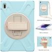 Samsung Galaxy Tab S7 FE/S7+/S9+/S8+ Ice Blue Protective Case with Strap - 5
