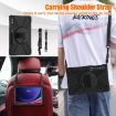 Samsung Galaxy Tab S7 FE/S7+/S9+/S8+ Black Silicone PC Case with Strap - 7