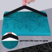 Blue Lace Flower Embossed Leather Case for iPad Pro 10.5/10.2 with Holder - 6