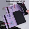 Purple Lace Flower Embossed Leather Case for iPad Pro 10.5/10.2 - 4