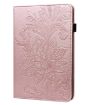 Rose Gold Lace Flower Leather Case for iPad Pro 10.5/10.2 with Holder - 2
