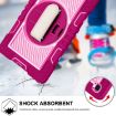 Shockproof Silicone+PC Case for Samsung Galaxy Tab A7 10.4 (2020) Rose Red - 4
