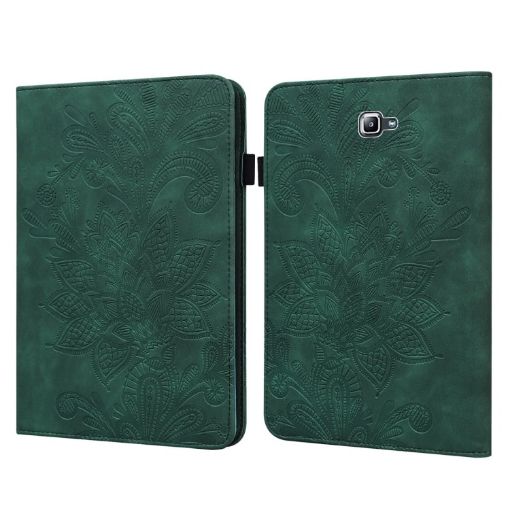 Samsung Galaxy Tab A A6 10.1" 2016 Green Lace Flip Leather Case - 1