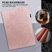 Rose Gold Lace Flower Leather Case for Samsung Galaxy Tab A7 10.4 2020 - 7