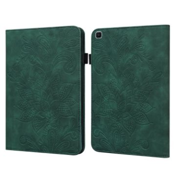 Samsung Galaxy Tab A 8.0 2019 T290 Green Lace Flip Leather Case - 1