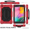 Shockproof Case for Samsung Galaxy Tab A 8.0 (2019) T290/T295, Red+Black - 3