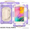 Shockproof Case for Samsung Galaxy Tab A 8.0 (2019) T290/T295, Purple+Beige - 3
