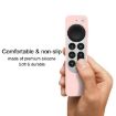Silicone Case Cover with Rope for Apple TV 4K 4th Siri Remote (Black) - 4