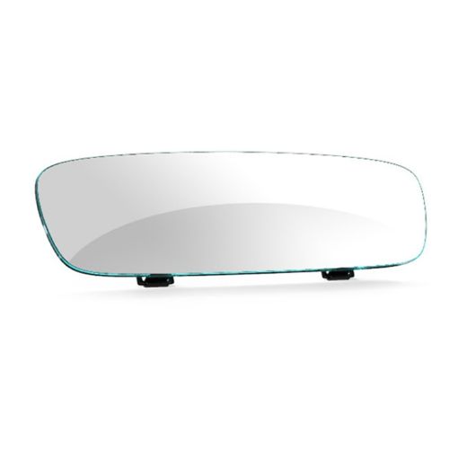 Curved Frameless Rearview Mirror 300mm 3R-339 White Car Retrofit - 1