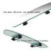 Curved Frameless Rearview Mirror 300mm 3R-339 White Car Retrofit - 3