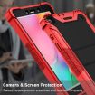 Shockproof Case with Holder for Samsung Galaxy Tab A 8.0 2019 - Red/Black - 3