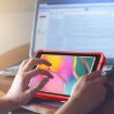 Shockproof Case with Holder for Samsung Galaxy Tab A 8.0 2019 - Red/Black - 8