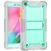 Samsung Galaxy Tab A 8.0 2019 Shockproof Case with Holder Gray/Green - 2