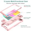 Samsung Galaxy Tab A 8.0 2019 Shockproof Case with Holder - Rose Gold - 5
