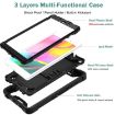 Samsung Galaxy Tab A 8.0 2019 Shockproof Case with Holder - Black - 5