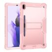 Samsung Galaxy Tab S7 FE Shockproof Case with Holder - Rose Gold - 2