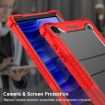 Shockproof Case with Holder for Samsung Galaxy Tab A7 10.4 (2020) - Red/Black - 3