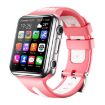 W5 1.54" Dual Camera Smartwatch, SIM/GPS/Temp, 2GB+16GB Silver Pink - 1