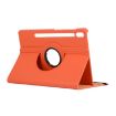 Samsung Galaxy Tab S7 FE T730 Orange 360 Rotating Leather Case - 4