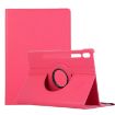 Samsung Galaxy Tab S7 FE T730 Rose Red 360 Rotating Leather Case - 1