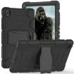 Samsung Galaxy Tab A7 T500 Shockproof Case with Holder - Black - 1