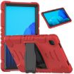 Samsung Galaxy Tab A7 T500 Shockproof Case with Holder Red+Black - 2