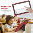 Samsung Galaxy Tab A7 T500 Shockproof Case with Holder Red+Black - 7