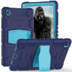 Samsung Galaxy Tab A7 T500 Shockproof Case with Holder - NavyBlue/Blue - 1