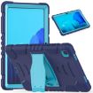 Samsung Galaxy Tab A7 T500 Shockproof Case with Holder - NavyBlue/Blue - 2