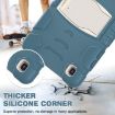 Samsung Galaxy Tab A7 T500 Shockproof Case with Holder - Cornflower Blue - 6