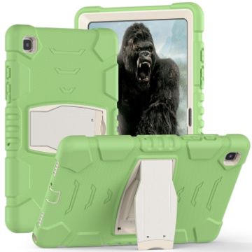 Samsung Galaxy Tab A7 T500 Shockproof Case with Holder - Matcha Green - 1