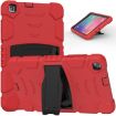 Samsung Galaxy Tab A8.0 2019 T290 Shockproof Case Red+Black Holder - 2