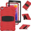Samsung Galaxy Tab A8.0 2019 T290 Shockproof Case Red+Black Holder - 3