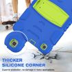 Samsung Galaxy Tab A8.0 2019 T290 Shockproof Case with Holder Blue/Lime - 6